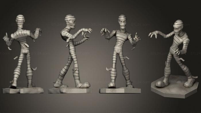 Figurines heroes, monsters and demons (Mummy 2, STKM_3072) 3D models for cnc